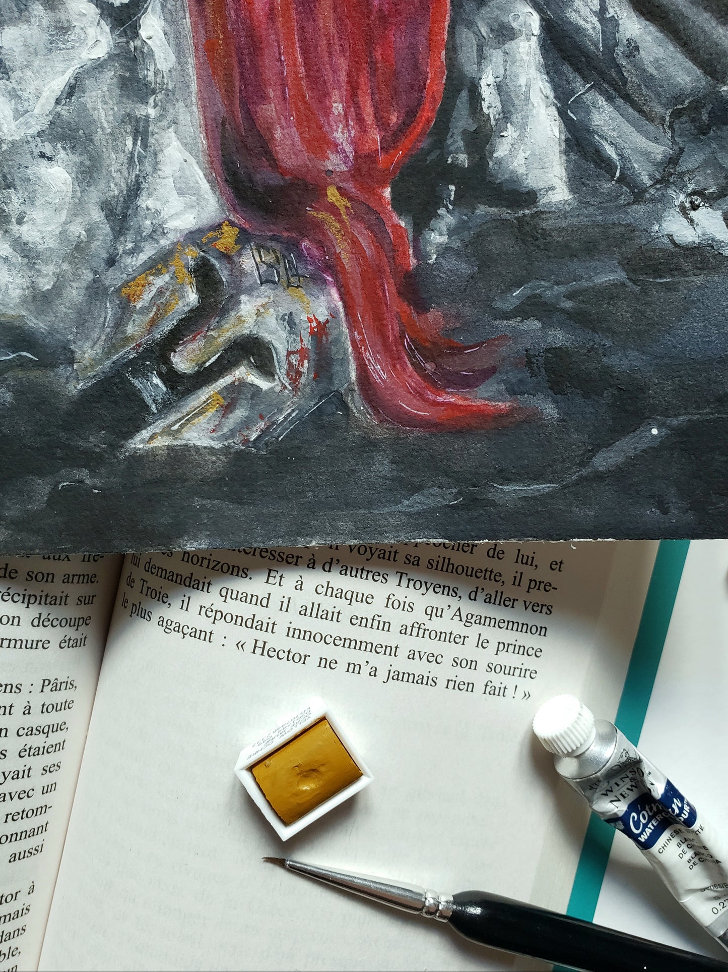 "The Guilt Of Achilles" Original Painting