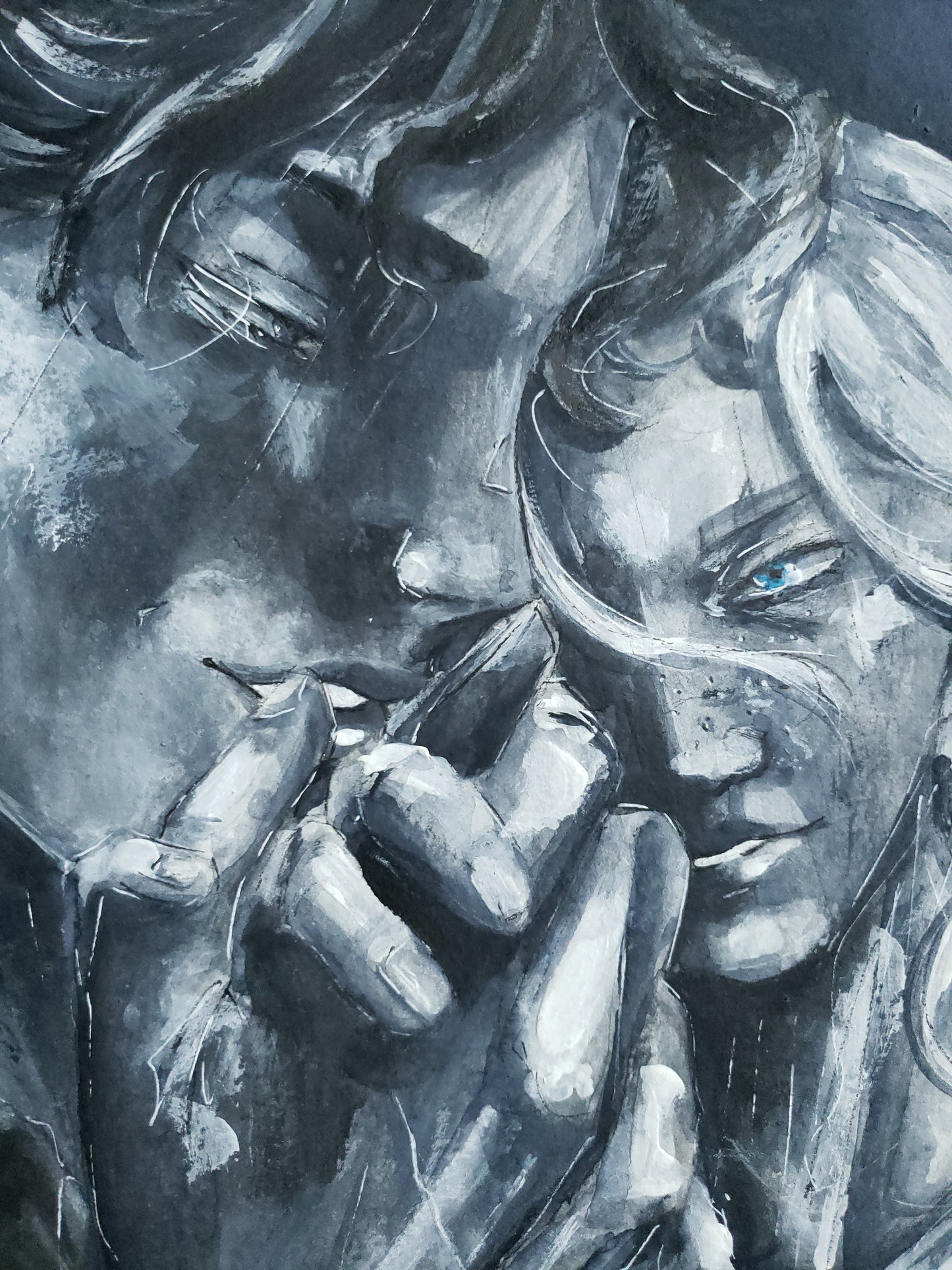 "The Thumb War" Original Painting