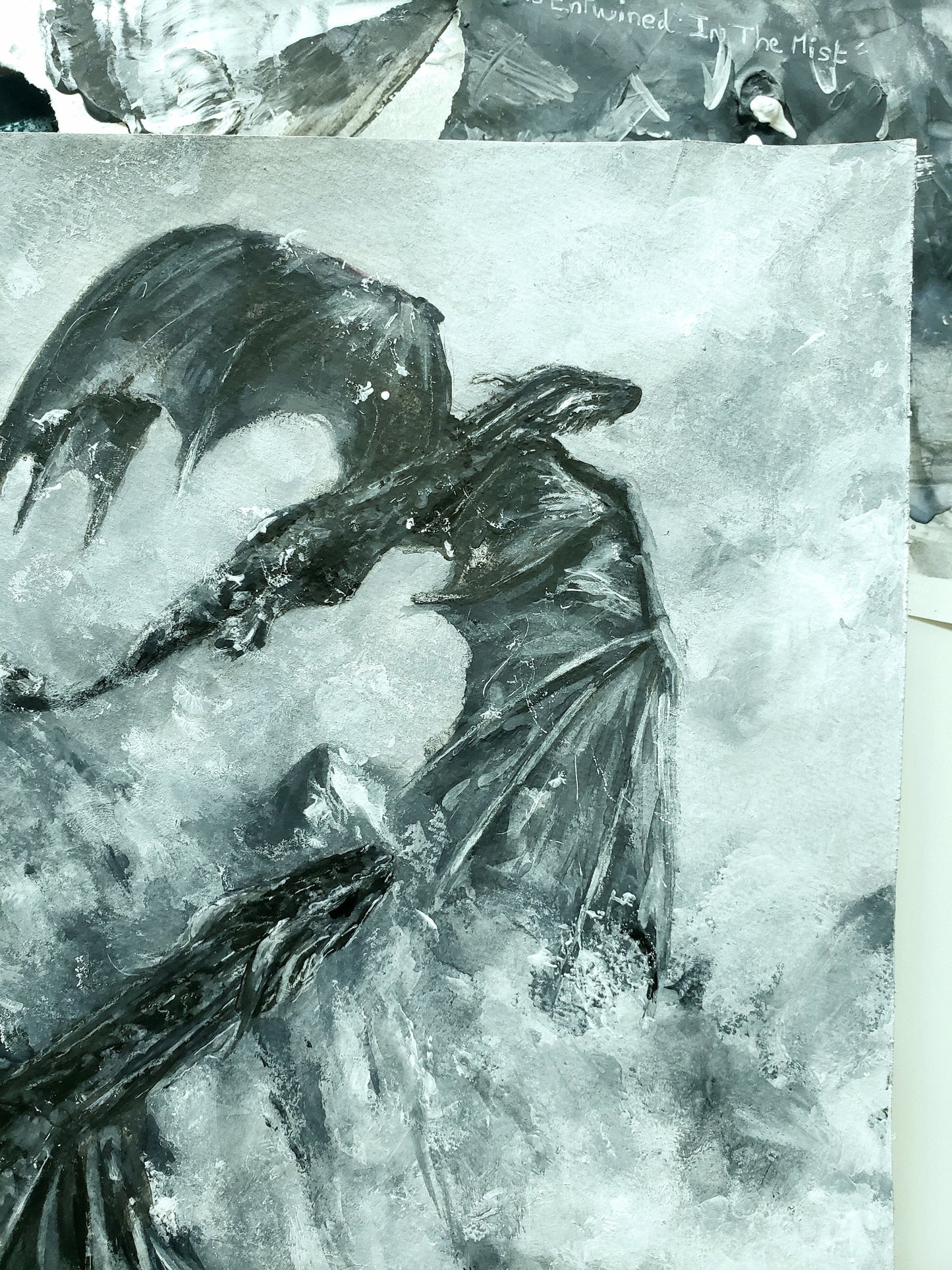 "Souls Entwined In The Mist" Original Painting