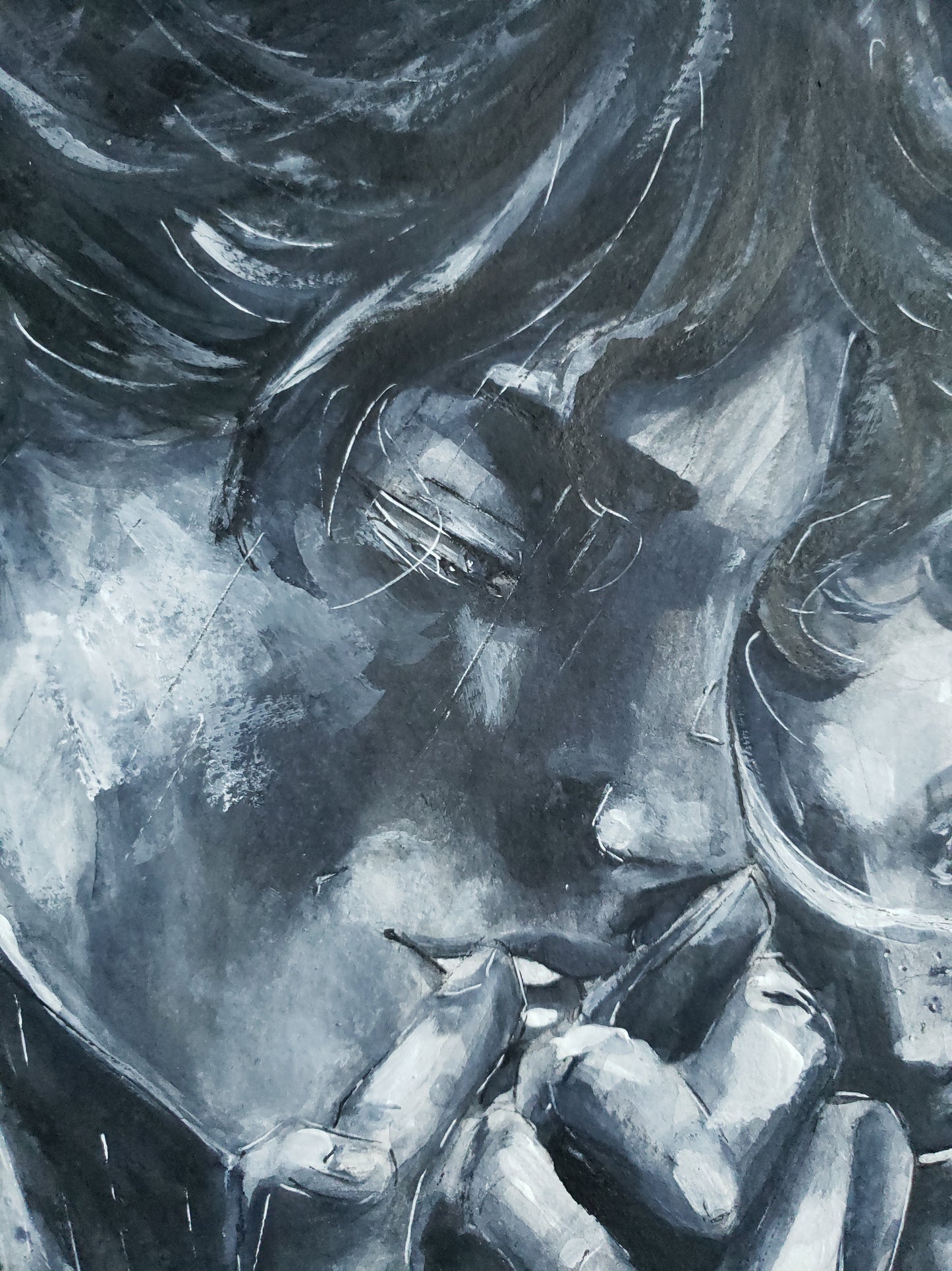 "The Thumb War" Original Painting