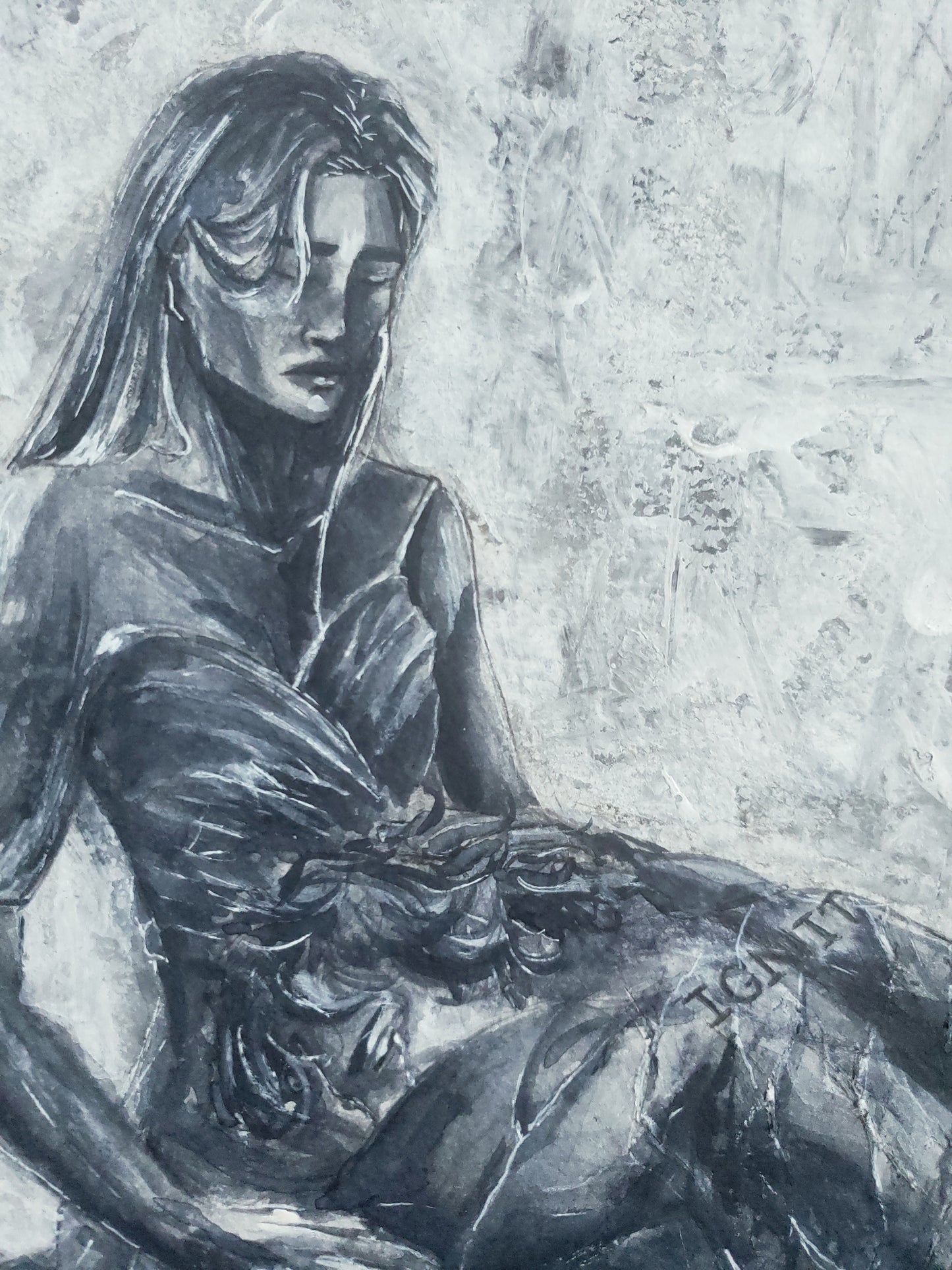 "The Grief" Original Painting