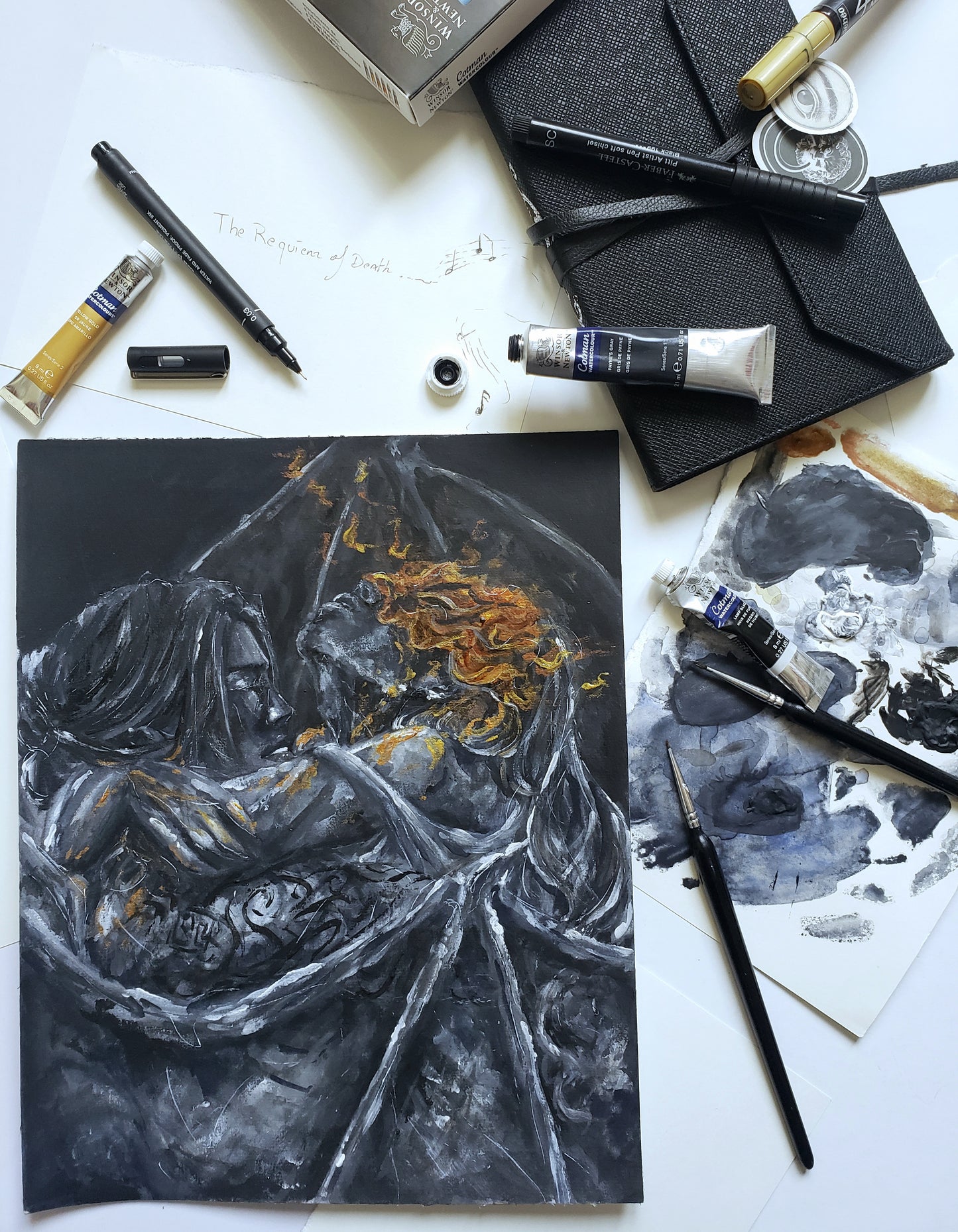 "The Requiem Of Death" Original Painting