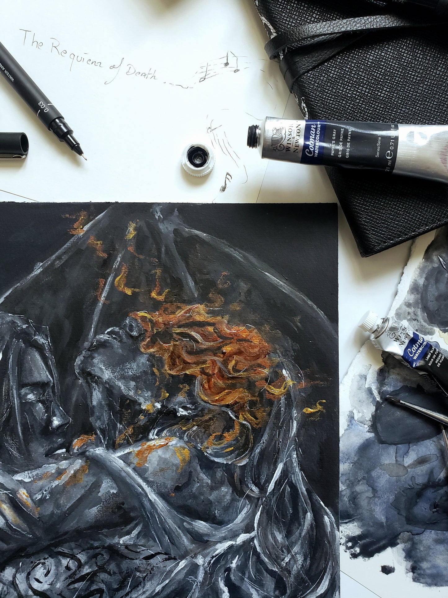 "The Requiem Of Death" Original Painting