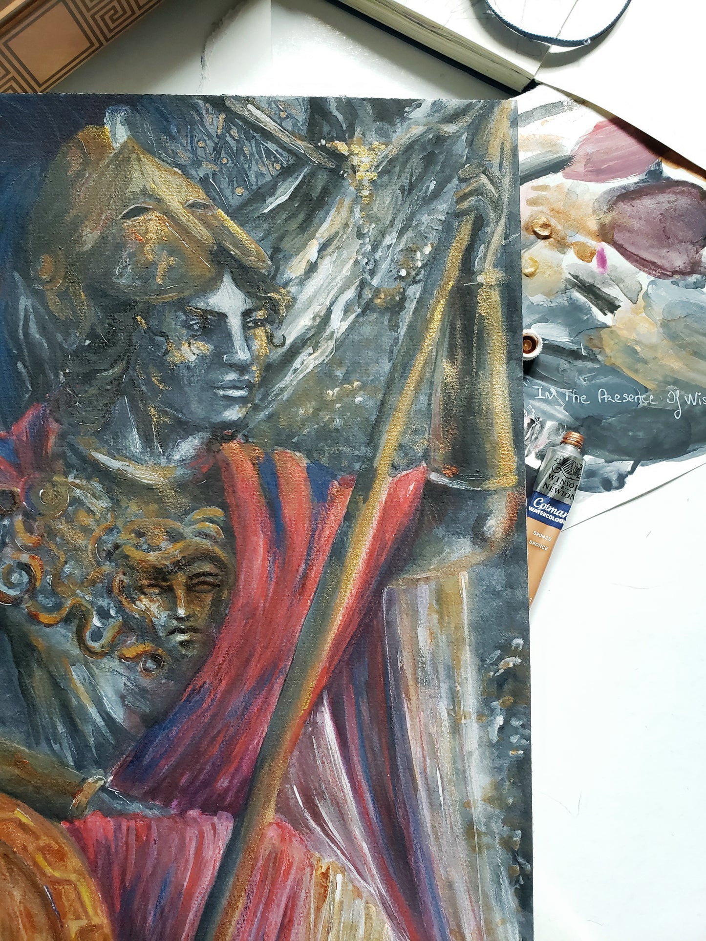 "In The Presence Of Wisdom" Original Painting