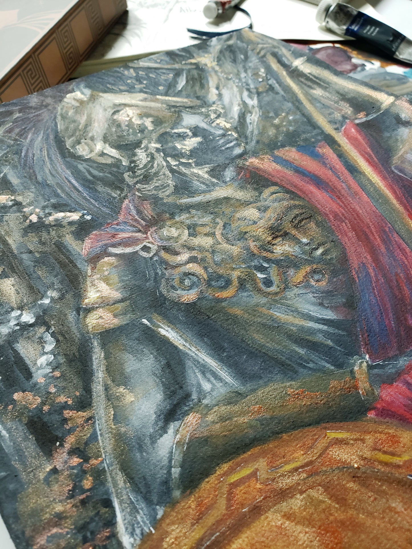 "In The Presence Of Wisdom" Original Painting