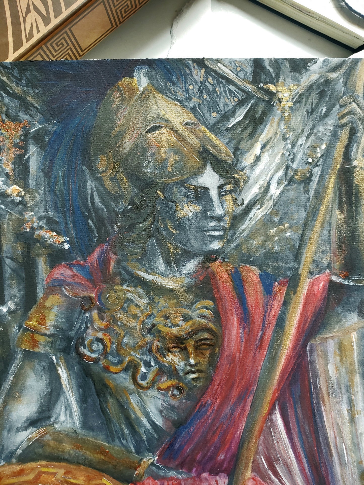 "In The Presence Of Wisdom" Original Painting