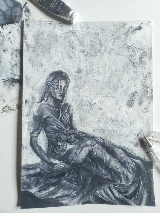 "The Grief" Peinture Originale
