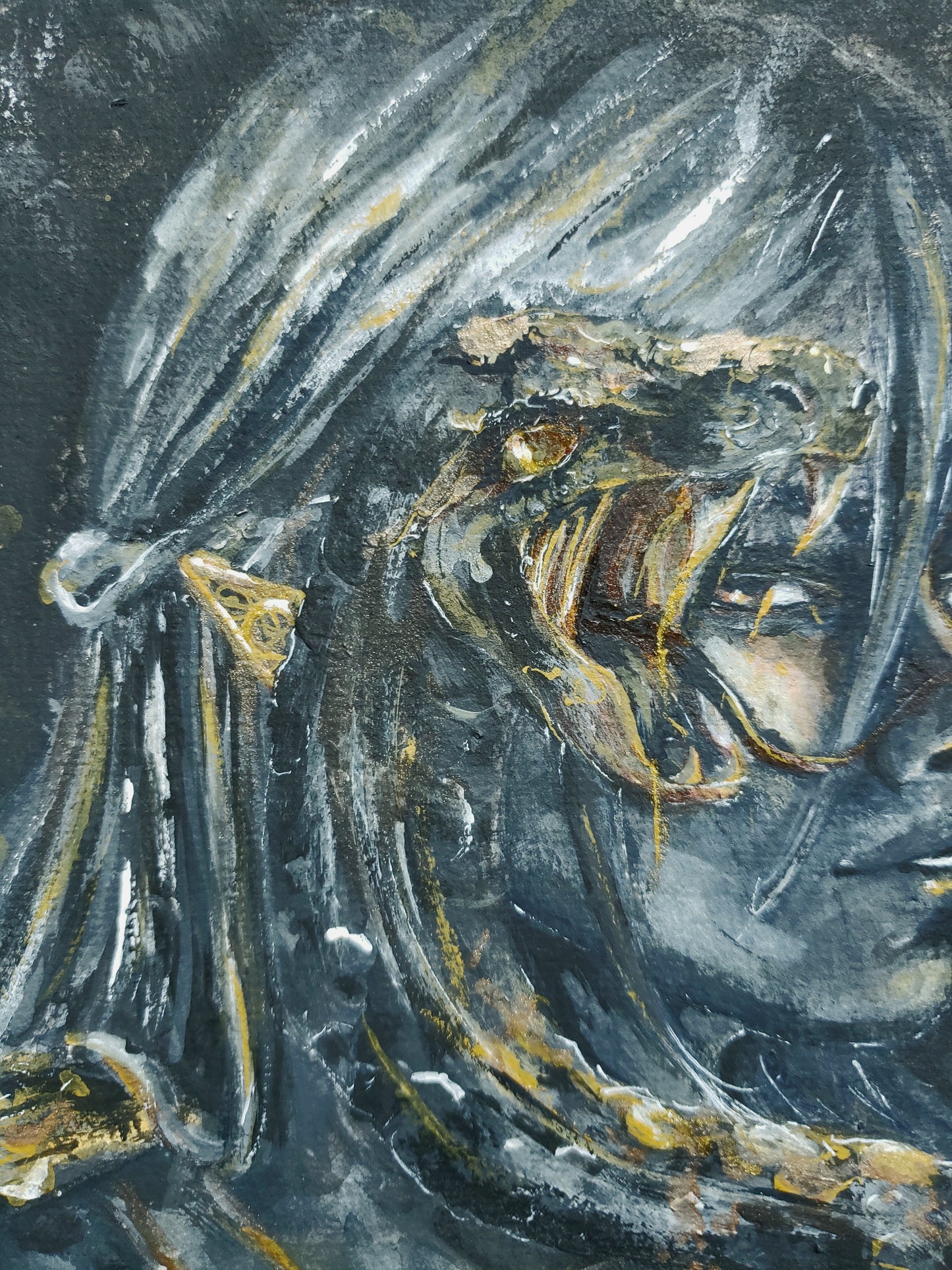 "The Queen's Endgame" Original Painting