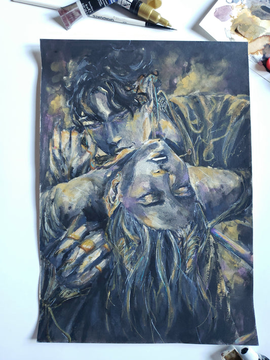 "Hidden Letter" Original Painting
