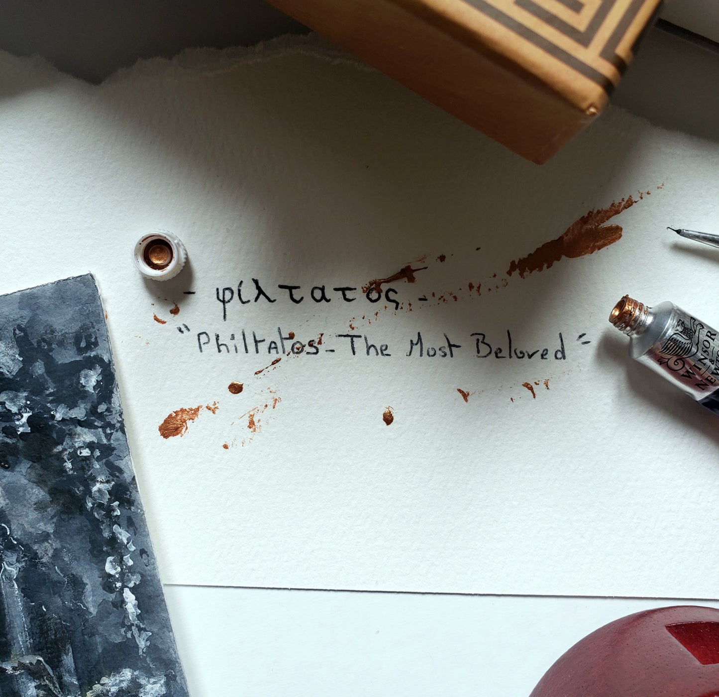 "Philtatos - The Most Beloved" Original Painting