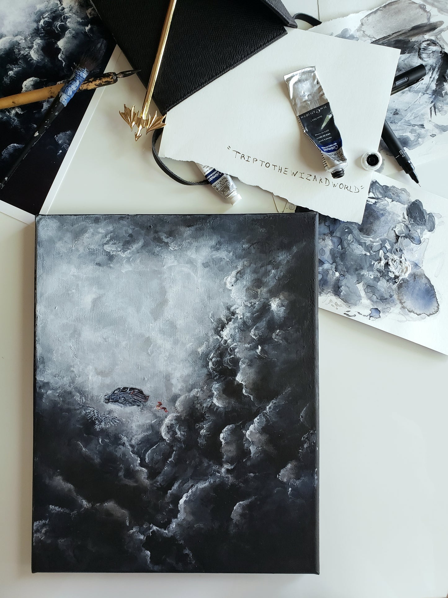 "Trip To The Wizard World" Original Painting