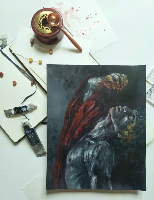"The Song Of Patroclus" Original Painting