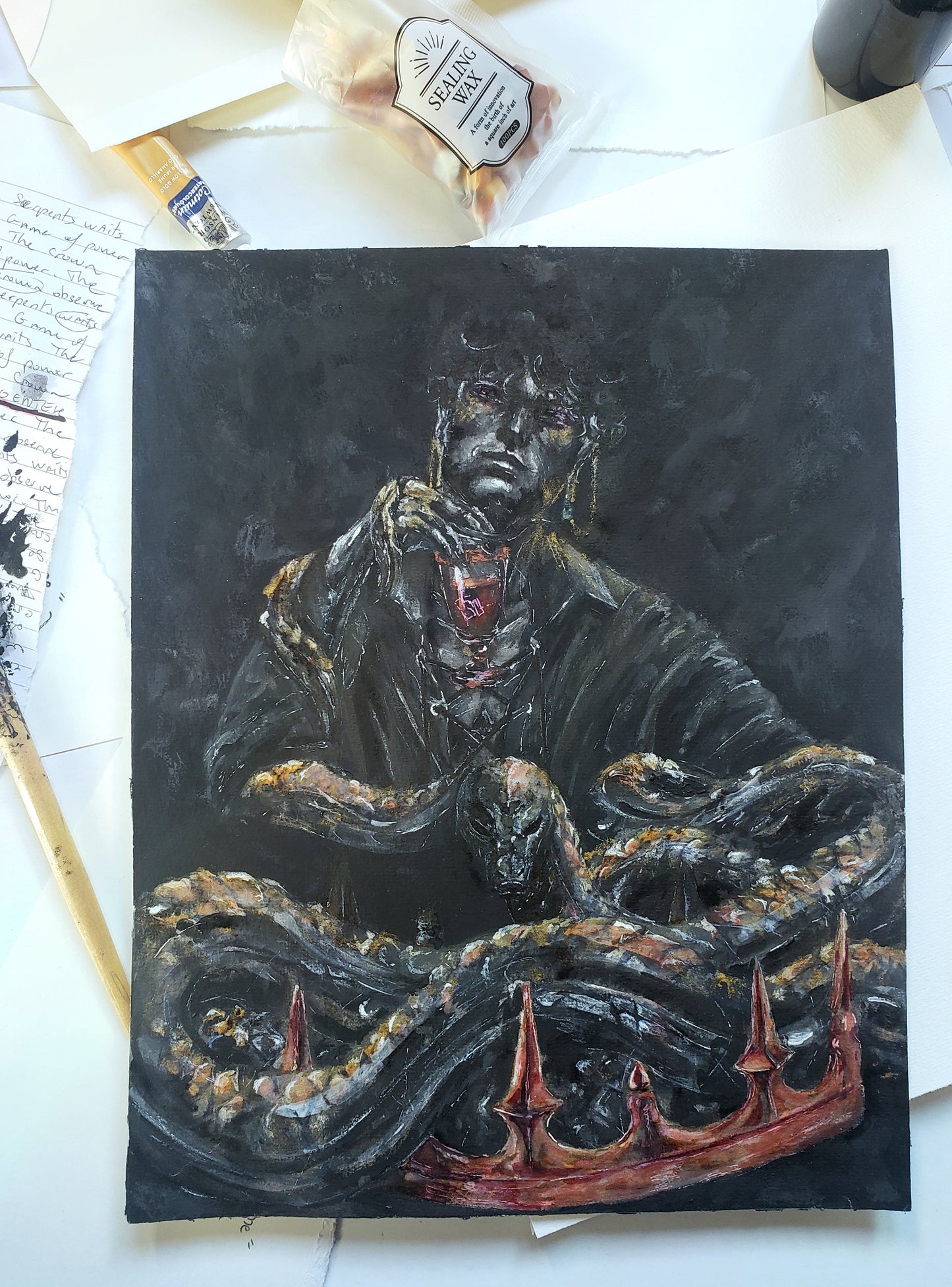 "The Quiet Game" Original Painting