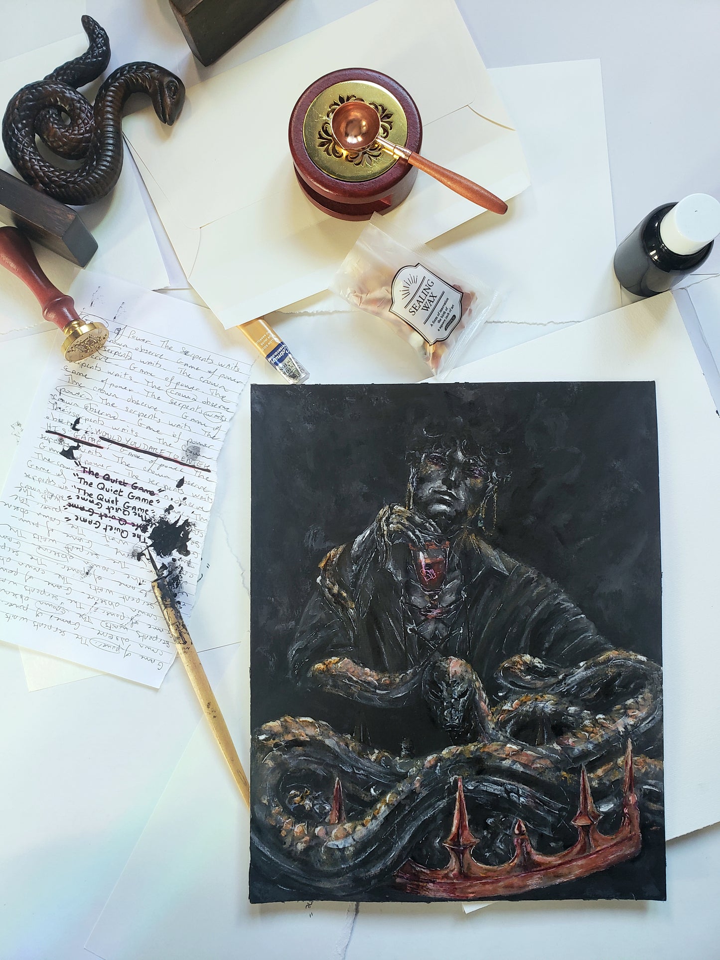 "The Quiet Game" Original Painting