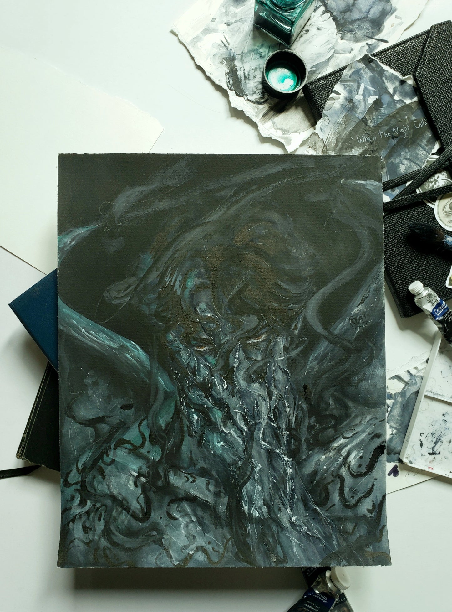 "When The Night Calls" Original Painting