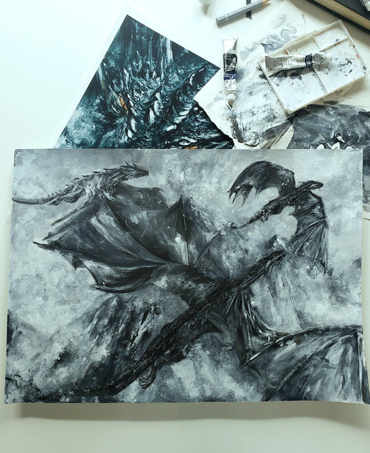"Souls Entwined In The Mist" Original Painting