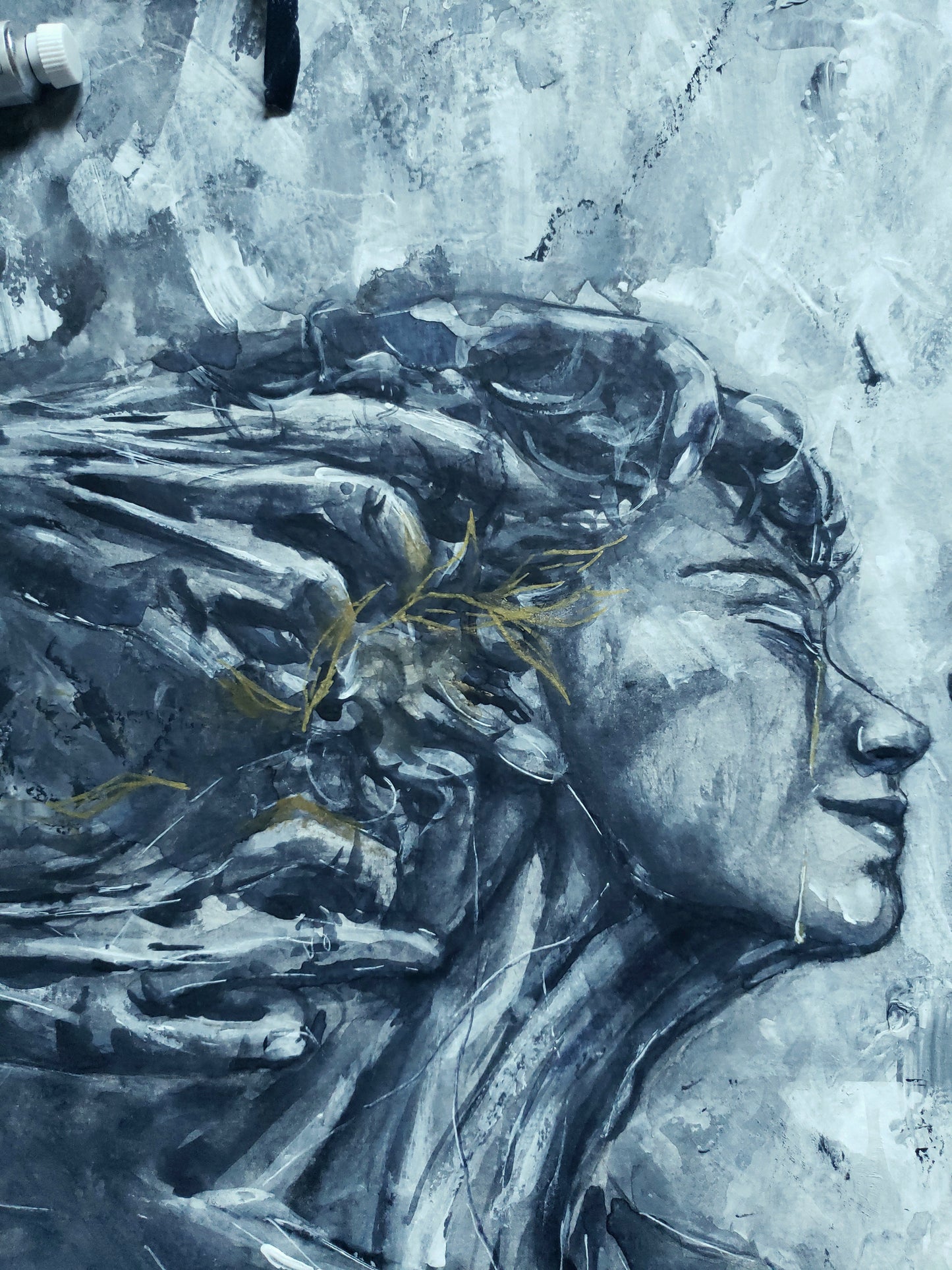 "I Am Made Of Memories" Peinture Originale