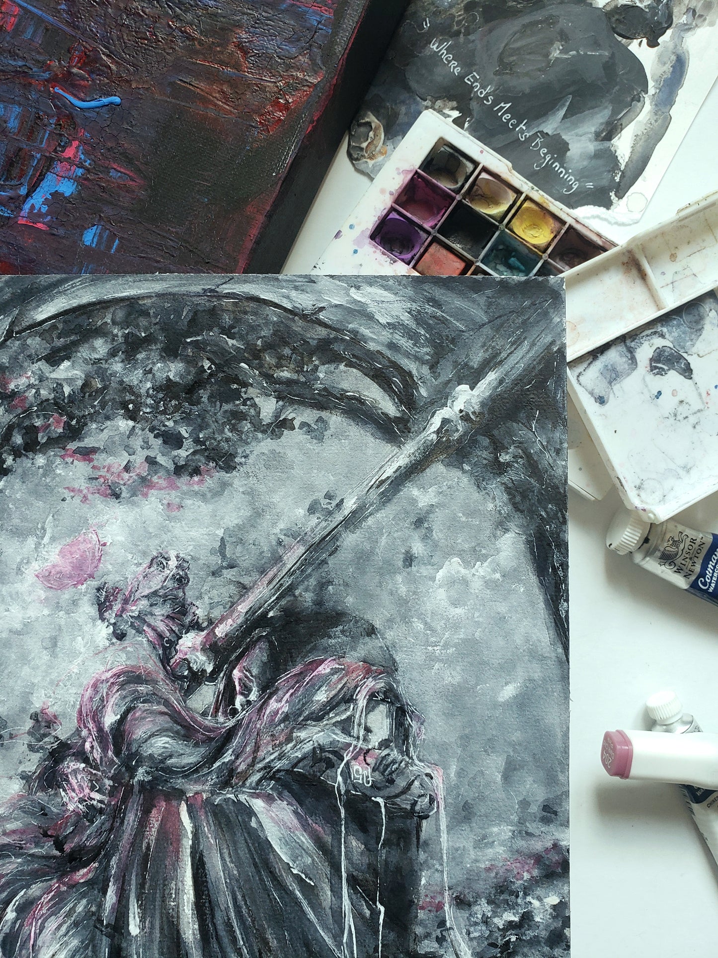 "Where End Meets Beginning" Original Painting