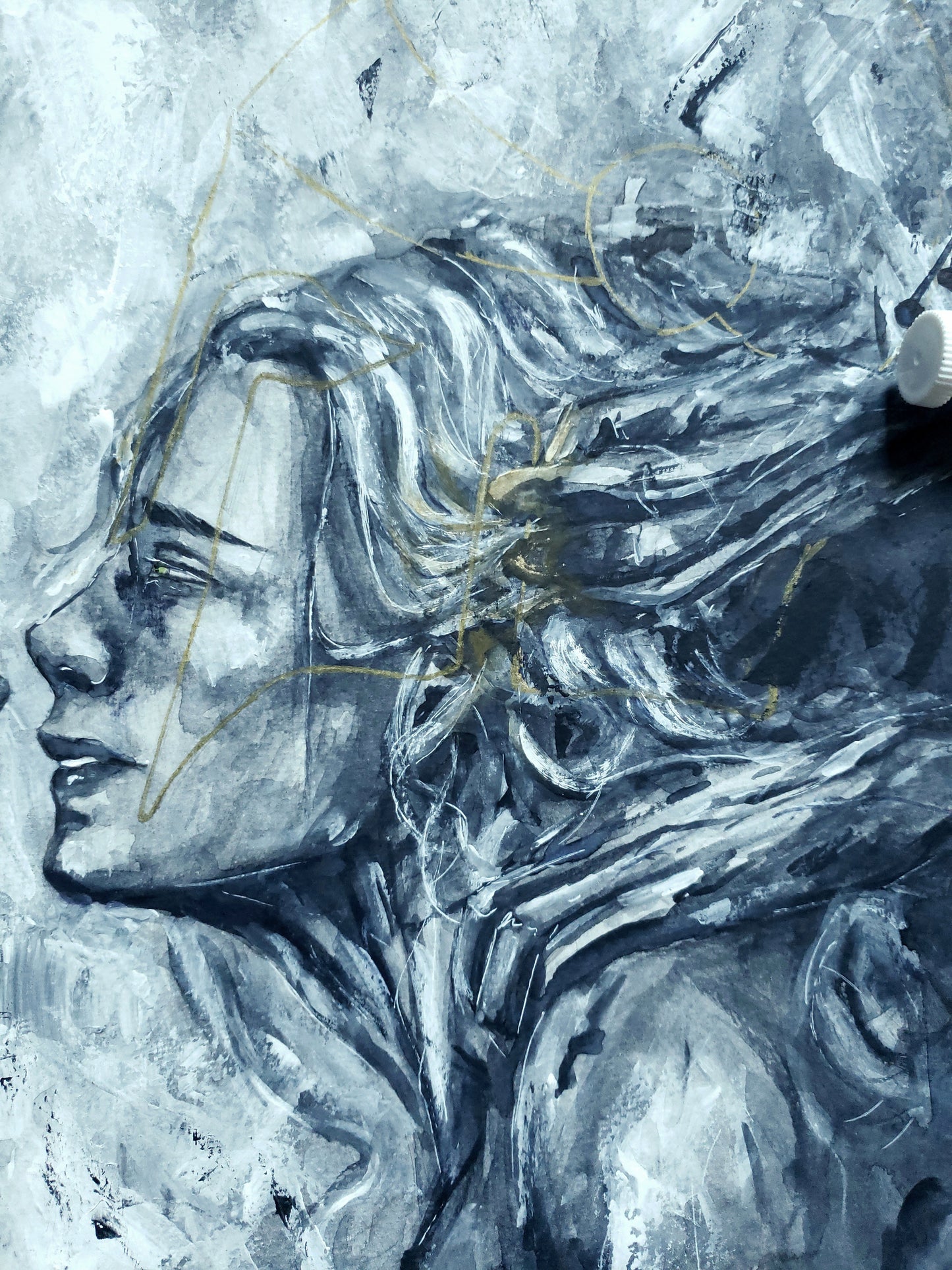 "I Am Made Of Memories" Peinture Originale