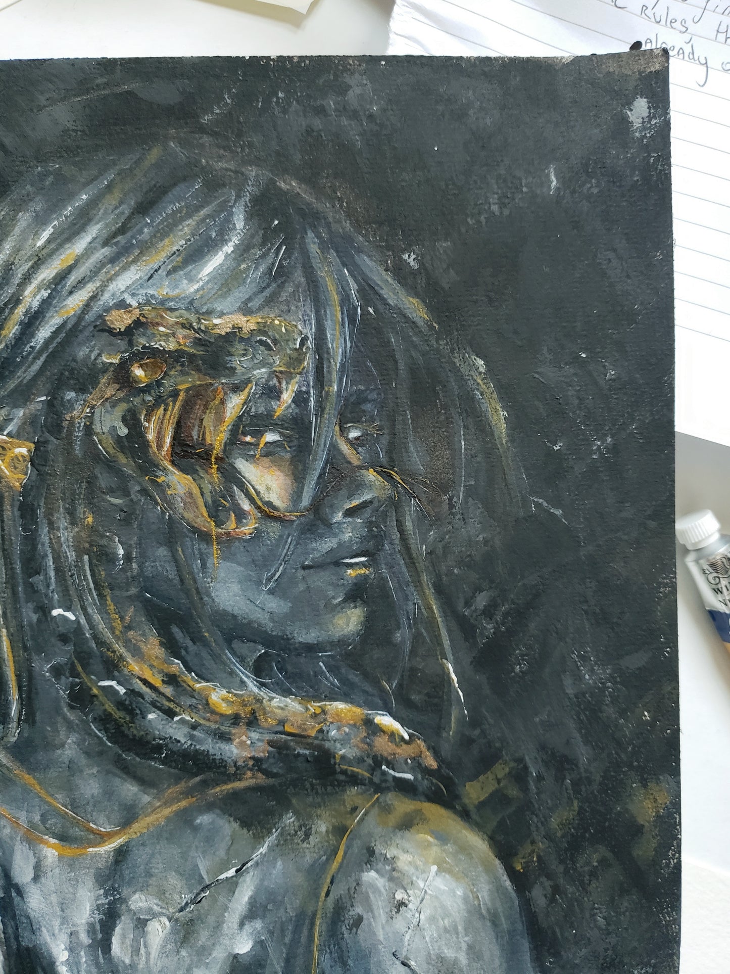 "The Queen's Endgame" Original Painting